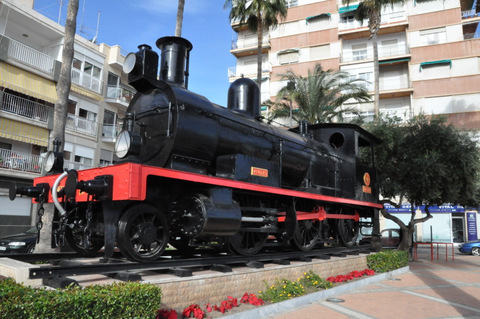 Águilas, Route of the railways