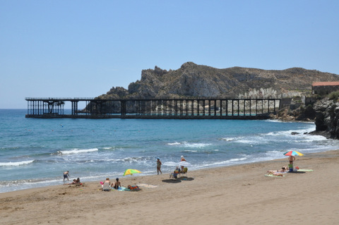 Águilas, Route of the railways