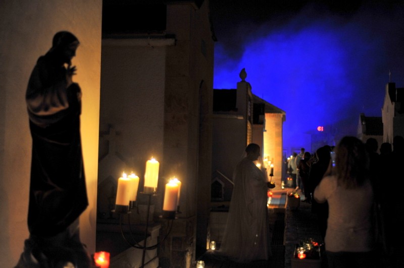 Don Juan Tenorio in the cemetery of San Javier