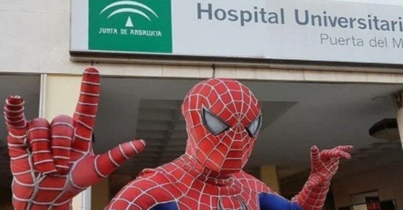 Murcia Today - Spiderman Banned From Cádiz Hospital