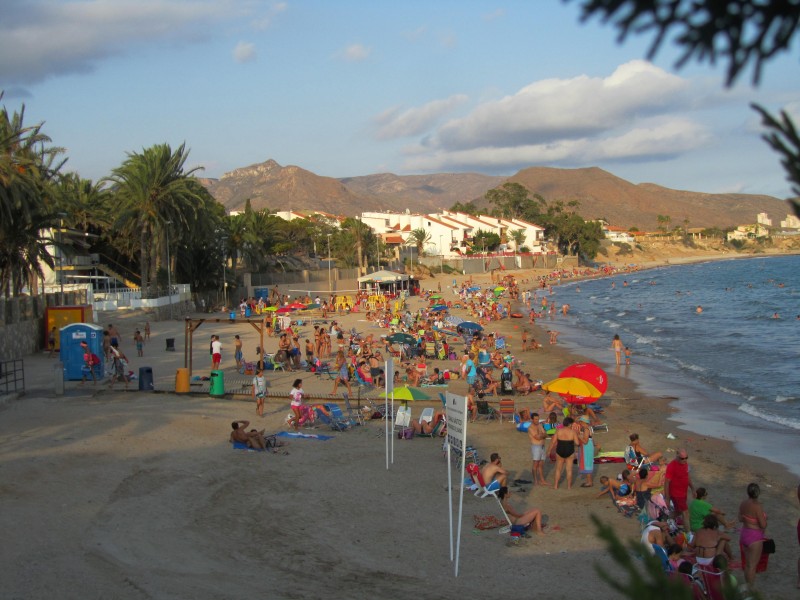 Cartagena beaches: Playa de Isla Plana