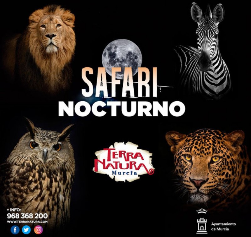 Murcia Today - Night-time Summer Safari Tours Of Terra Natura Murcia  Wildlife Park