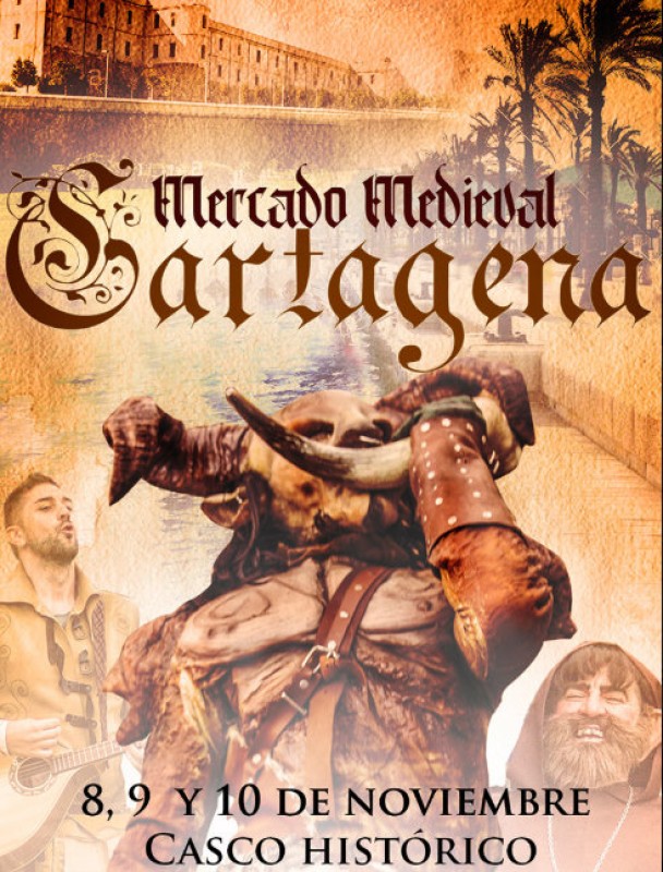 <span style='color:#780948'>ARCHIVED</span> - 8th to 10th November, medieval market in Cartagena