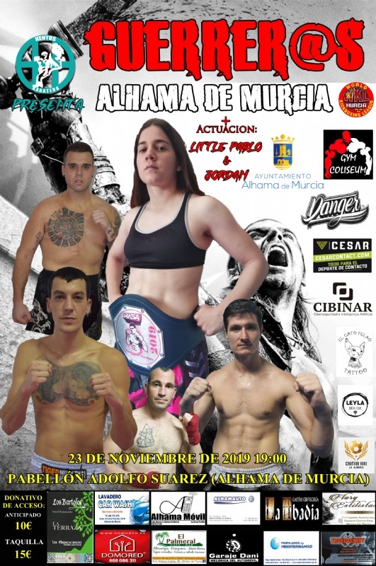 <span style='color:#780948'>ARCHIVED</span> - 23rd November Guerrer@s in Alhama de Murcia