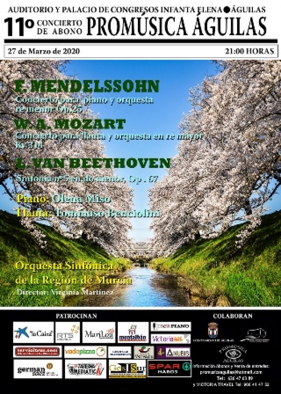 <span style='color:#780948'>ARCHIVED</span> - Friday 27th March Águilas Regional Symphonic Orchestra