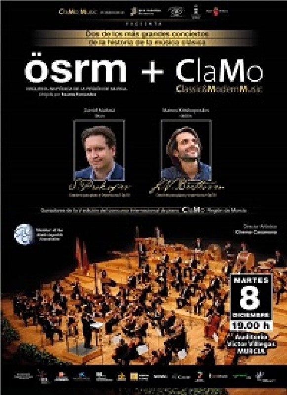 <span style='color:#780948'>ARCHIVED</span> - 8th December Beethoven and Prokofiev with the OSRM in the Victor Villegas Auditorium Murcia