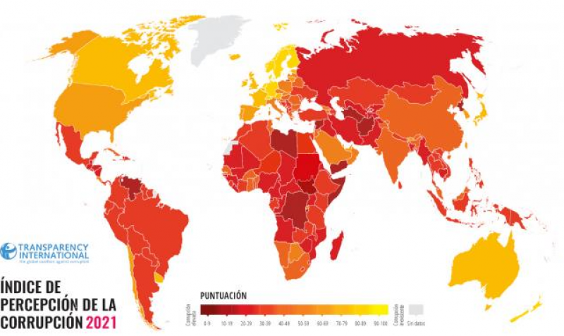 <span style='color:#780948'>ARCHIVED</span> - Spain falls three places in world ranking on corruption