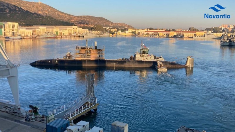 <span style='color:#780948'>ARCHIVED</span> - First of S-80 submarine series developed in Cartagena due to set sail next year