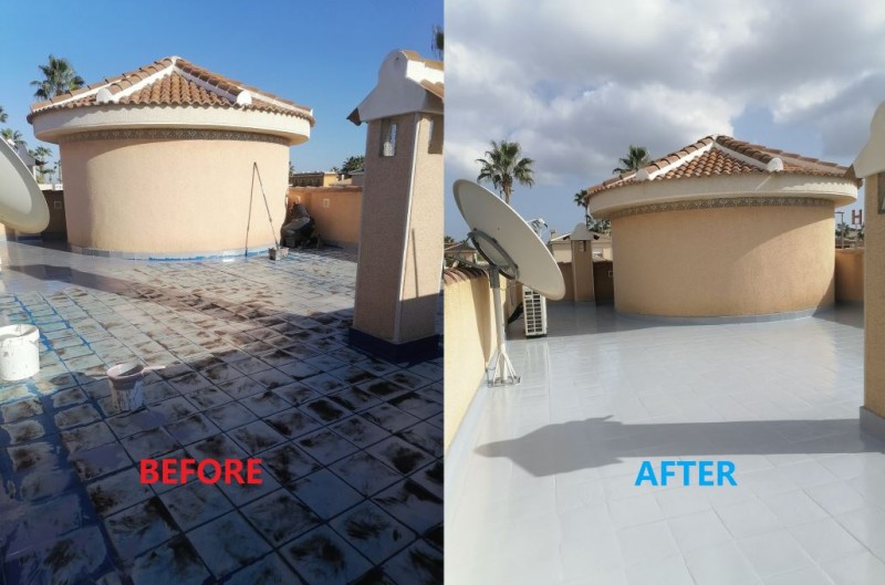 How the Leak Proof experts fixed and waterproofed a solarium in Quesada