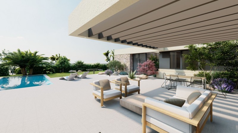 Natural and energy efficient villas for sale at the new Las Vistas Altaona development in Murcia