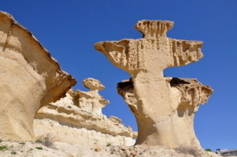 The coastal village of Bolnuevo in the municipality of Mazarron