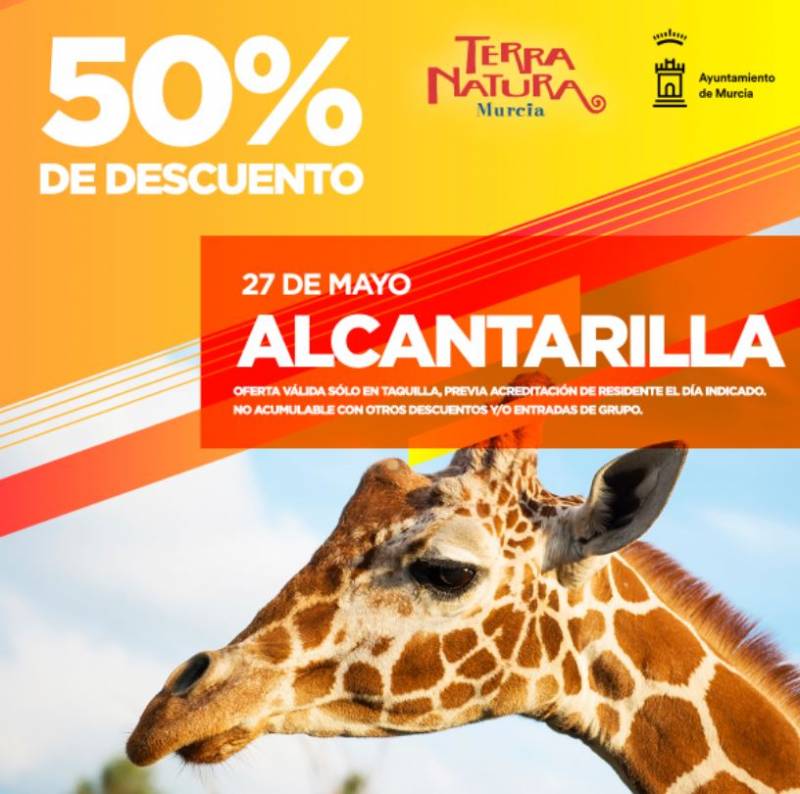 Murcia Today - Terra Natura Special Half-price Offer For Alcantarilla  Residents This Friday, May 27