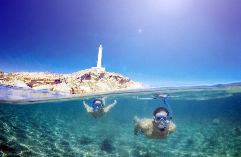 Top snorkelling sites in the Region of Murcia