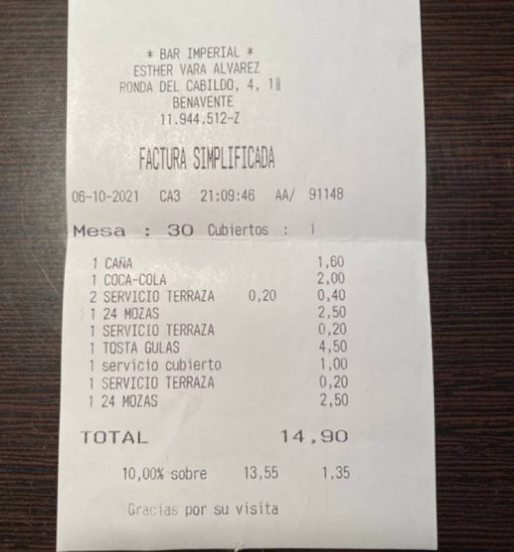Murcia Today - Spanish Bar Blasted For Charging 20 Cents Every Time The  Waiter Goes To The Table