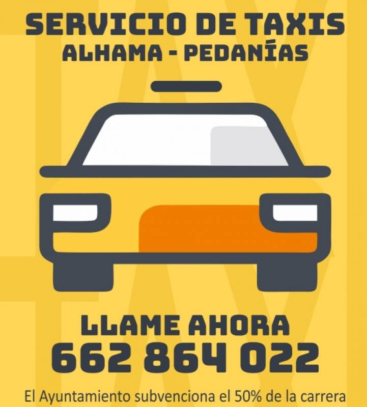 <span style='color:#780948'>ARCHIVED</span> - Alhama restores local taxi service and subsidises half the cost of trips