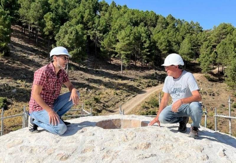 <span style='color:#780948'>ARCHIVED</span> - Renovation work nears completion on Sierra Espuna snow wells