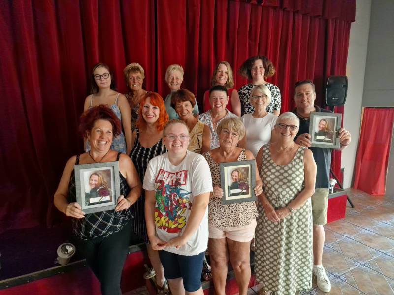 Torrevieja charity donation in memory of Denise Couzens who died of cancer in May