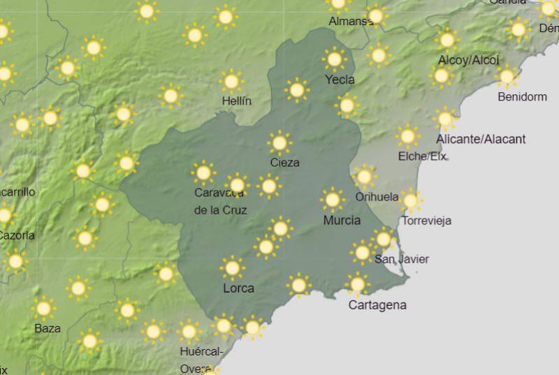 <span style='color:#780948'>ARCHIVED</span> - September showers but some sunny spells: Murcia weather forecast Sept 19-25