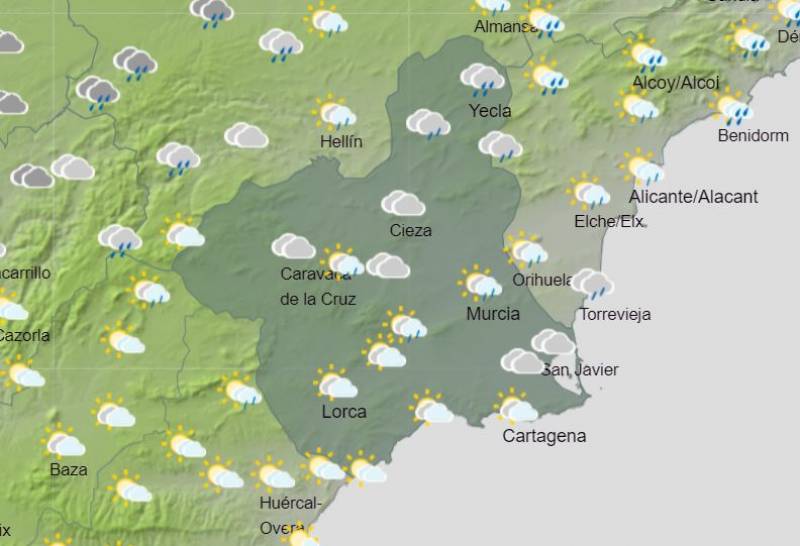 <span style='color:#780948'>ARCHIVED</span> - September showers but some sunny spells: Murcia weather forecast Sept 19-25