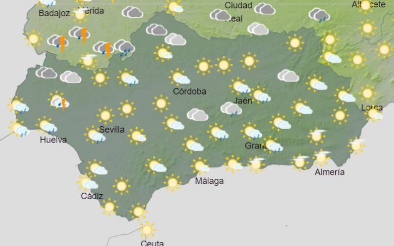 Sunshine and showers to welcome autumn: Andalusia weather forecast September 19-25