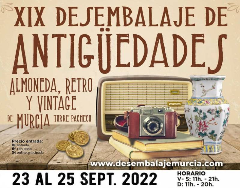 <span style='color:#780948'>ARCHIVED</span> - September 23 to 25 Antiques Fair and Classic Car show at the IFEPA in Torre Pacheco