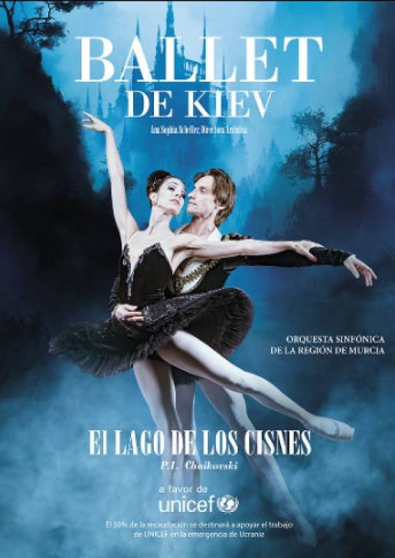November 4 The Kiev Ballet perform Swan Lake at the Auditorio Víctor Villegas in Murcia