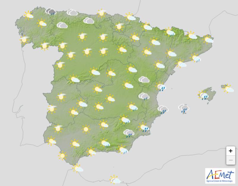 <span style='color:#780948'>ARCHIVED</span> - Warm and overcast with a chance of strong storms: Spain weather forecast October 3-6