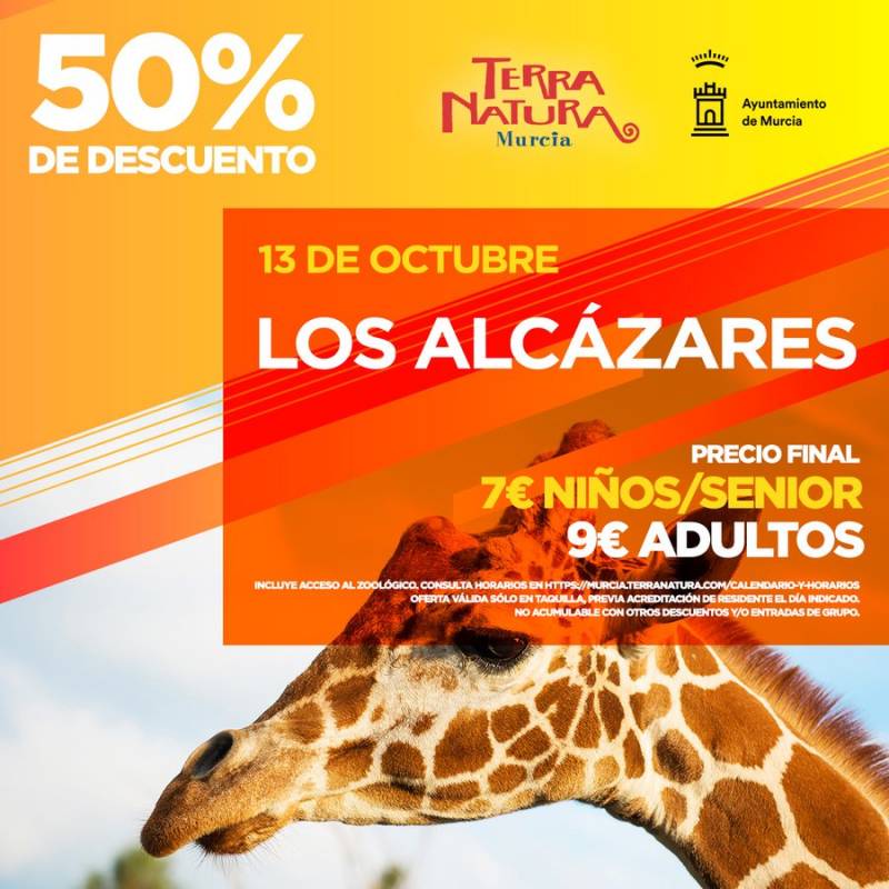 Murcia Today - Live In Los Alcazares? Visit Terra Natura Zoo Half Price  This Thursday...