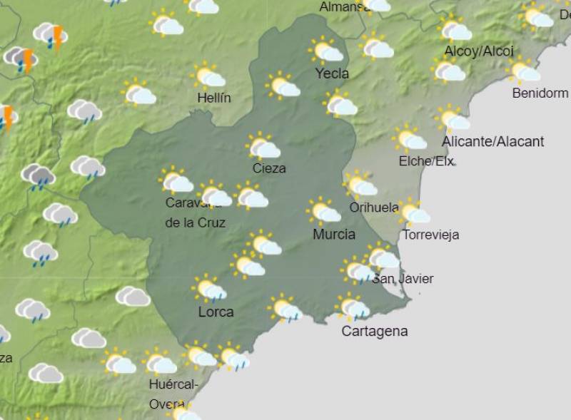 Restaurar perdí mi camino portugués Murcia Today - More Rain On The Way As Temperatures Continue To Drop:  Murcia Weather Forecast Nov 14-20