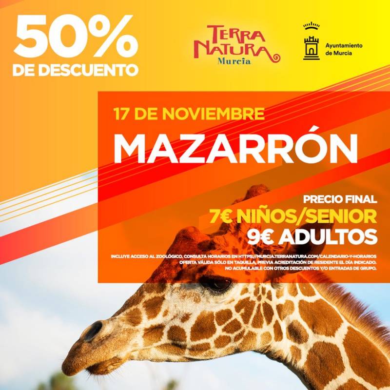 Murcia Today - Half-price Tickets To Terra Natura Murcia Exclusively For  Mazarron Residents