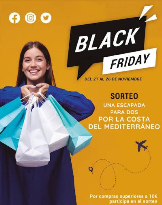<span style='color:#780948'>ARCHIVED</span> - Until November 26 Black Friday prize draw for shoppers in Lorca
