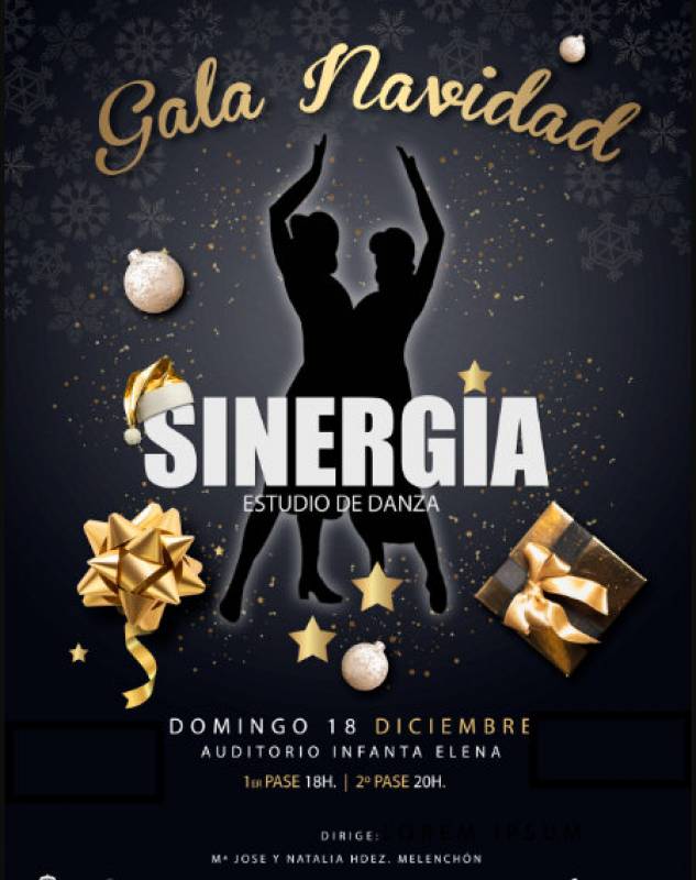 <span style='color:#780948'>ARCHIVED</span> - December 18 Sinergy dance studio Christmas gala performance in Águilas