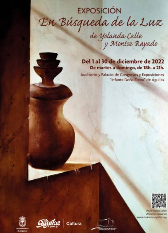 December 1 to 30 Art exhibition by Yolanda Calle y Montse Rayado at the Aguilas auditorium