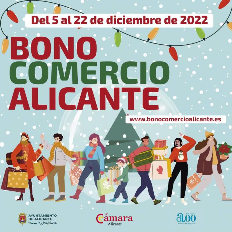 Alicante launches Christmas voucher campaign with up to 300 euros to spend locally