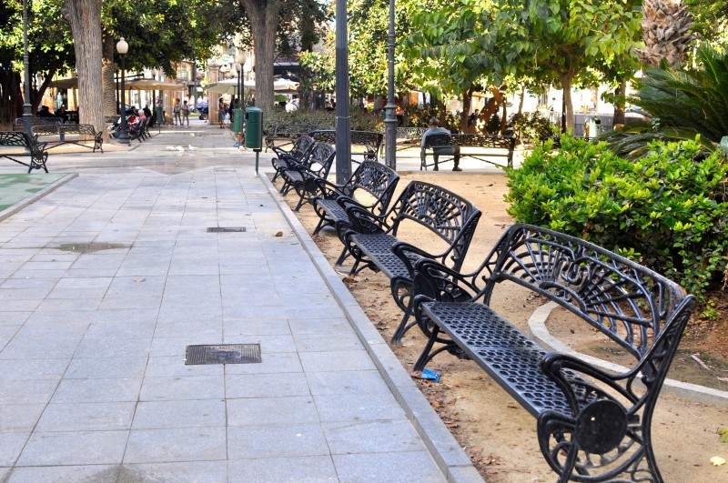 The Plaza de Calvo Sotelo in Alicante City