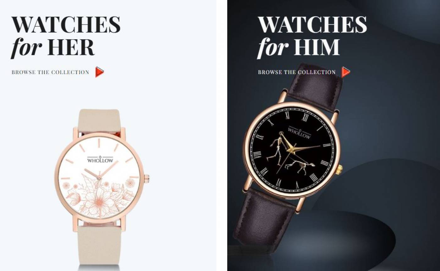 Whollow watches for sale online