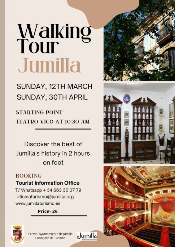 <span style='color:#780948'>ARCHIVED</span> - April 30 Guided walking tour in ENGLISH of Jumilla historical town centre