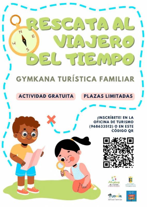 June 10 Free interactive tourist gymkhana for families in Alhama de Murcia