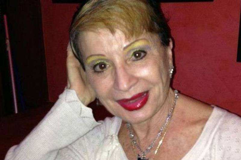 <span style='color:#780948'>ARCHIVED</span> - X-rated Benidorm showgirl legend Sticky Vicky turns 80