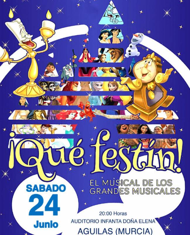 June 24 Hits from the great children’s musicals at the Aguilas auditorium