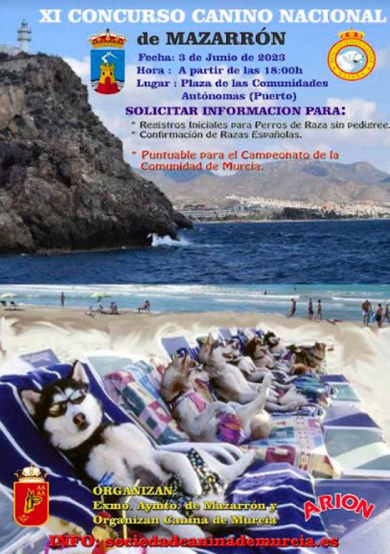 June 3 National dog show in Puerto de Mazarron