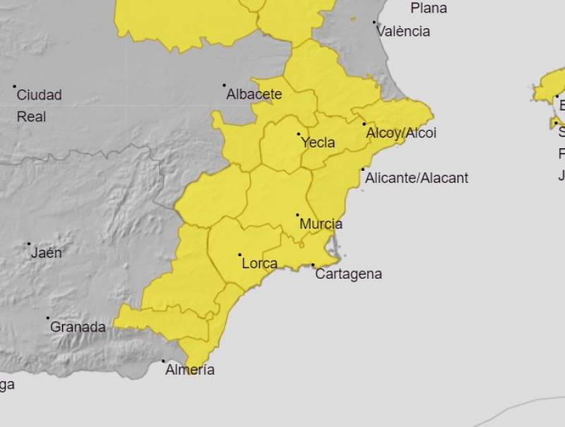 Another rainy week: Murcia weather forecast May 29-June 4