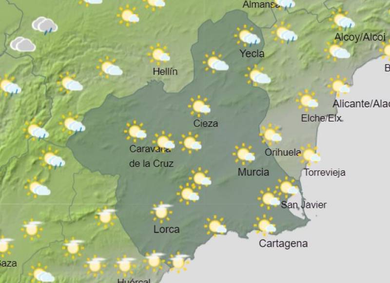Murcia weather forecast June 5-11: Showers cease and summer begins?