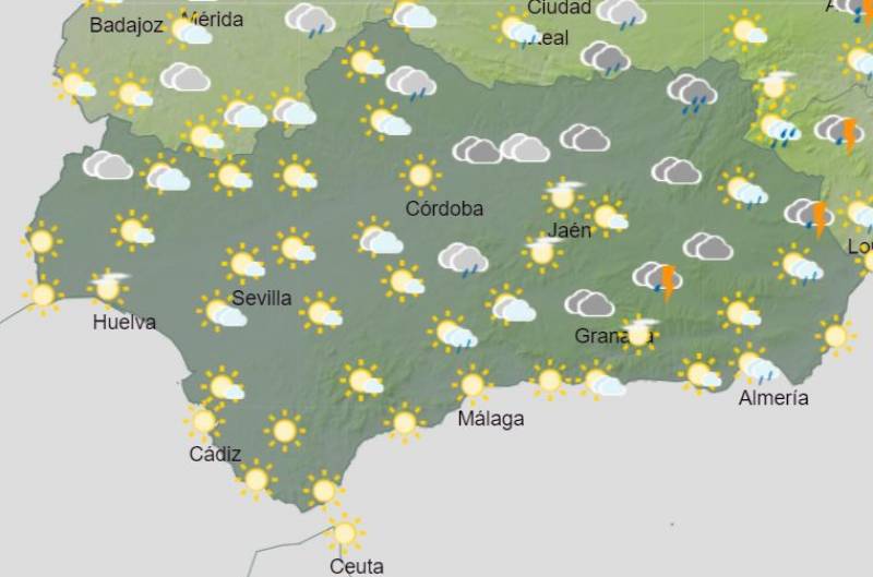 Heavy rains mid-week but silver lining for the weekend: Andalusia weather forecast June 5-11