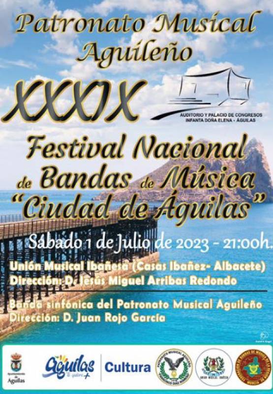July 1 National town bands festival in Aguilas