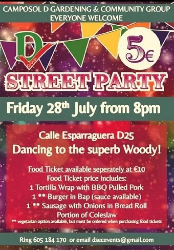 July 28 Camposol D Sector Community and Gardening Group – Street Party