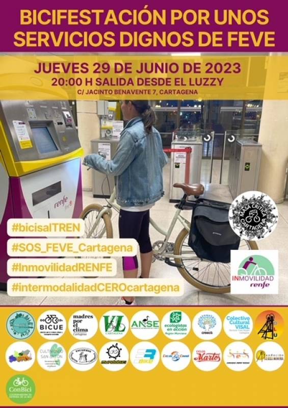 Rail passengers and cyclists furious at Renfe decision to ban bikes on Los Nietos trains