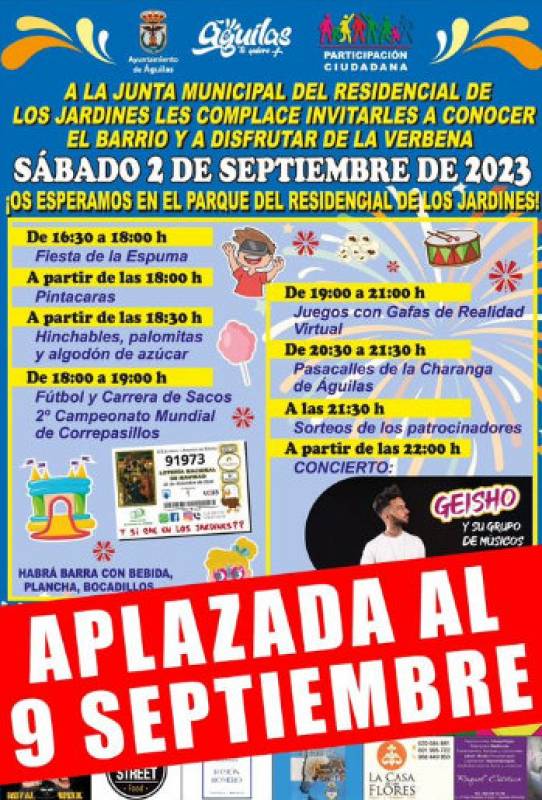 What’s on in Aguilas September 2023