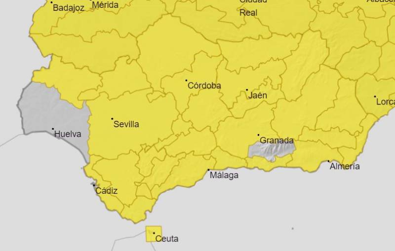 Andalusia storm warning: Weekend weather forecast September 15-17