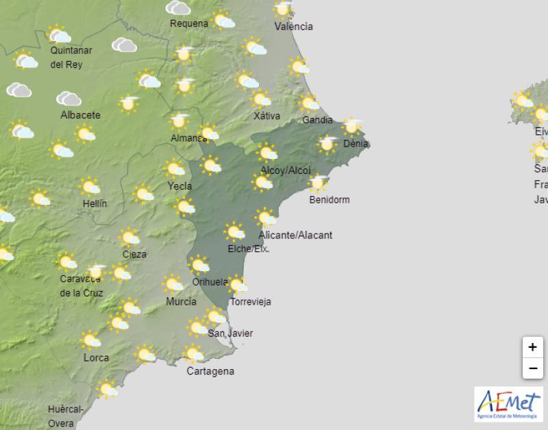 More heavy rain and storms: Alicante weather forecast Sept 18-21